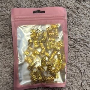 Gold Hair Cuffs